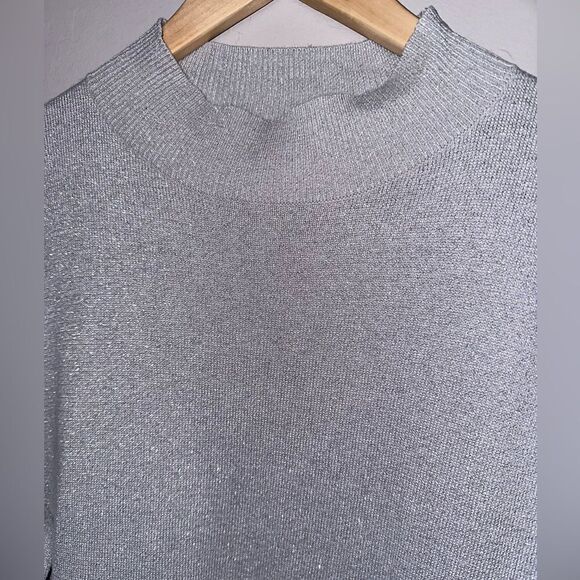 Stylestalker | Tamara Sparkly Knit Long Sleeve Sweater Mini Dress Size XL - Picture 9 of 10